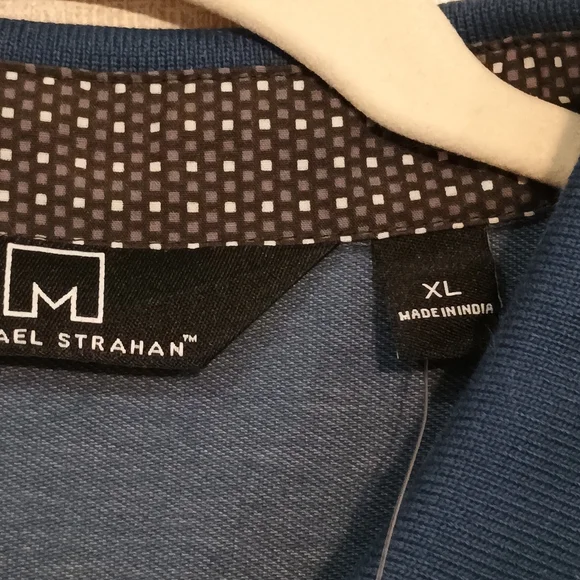 Michael Strahan Collared Men’s Polo Light Blue Size: XL New With Tags - Picture 3 of 8
